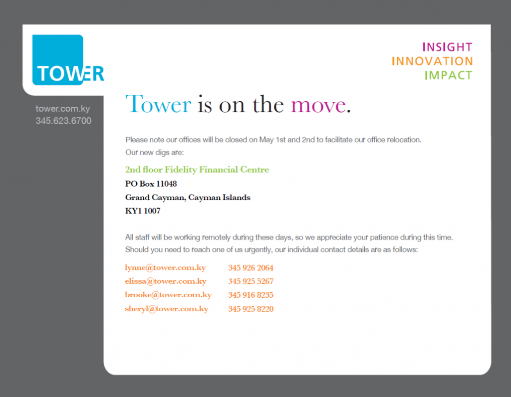 tower move