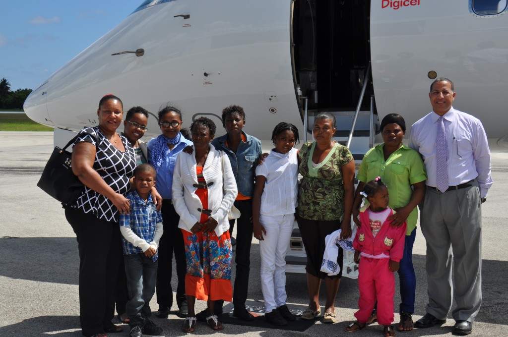 Health City Have a Heart Charity _ Haiti kids arrive via Digicel jet