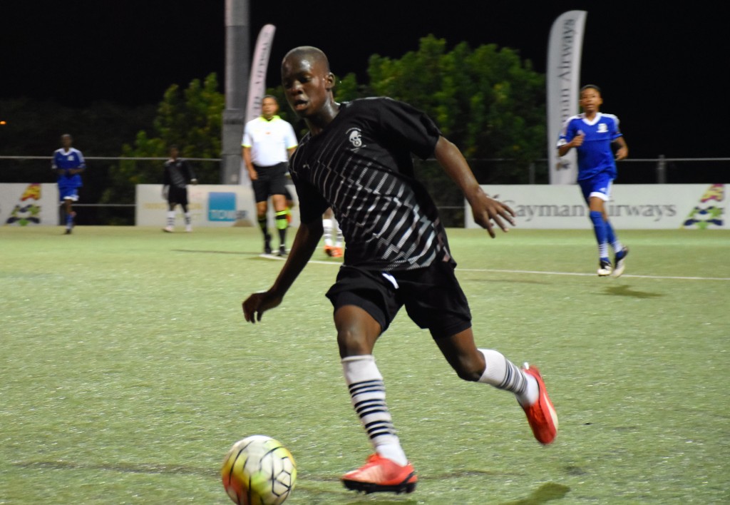 Dwayne Attkinson lived up to his nickname "Busy" on the field for Cavalier SC.