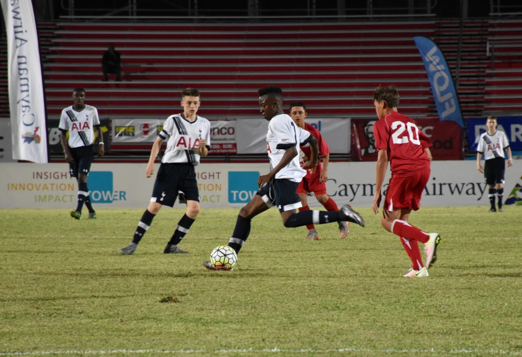 Chukwunonso Madueke scored twice for Tottenham